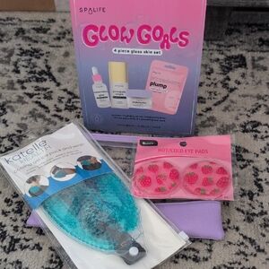 SpaLife Glow Goals 4-Piece ,& Gel Pack Bundle